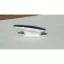 Metall-Kunststoff-Möbelgriff, chrom, schwarz, 32 mm Lochabstand