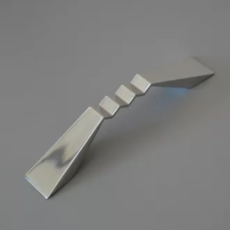 Metall-Möbelgriff, glänzend verchromt, Bohrung 96 mm