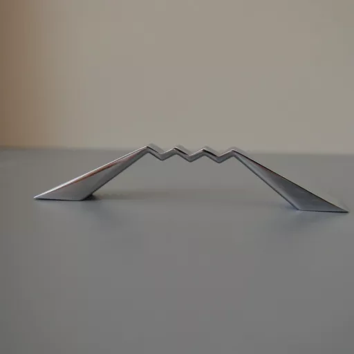 Metall-Möbelgriff, glänzend verchromt, Bohrung 96 mm