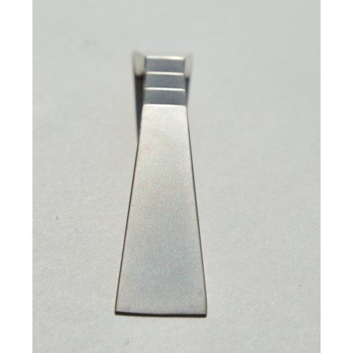 Fém bútorfogantyú, matt nikkel színű, 96 mm furattávval