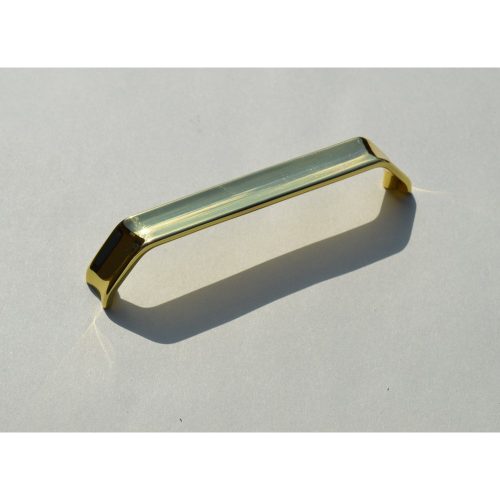 UU36 típusú bútorfogantyú, arany színű, 128 mm furattávval