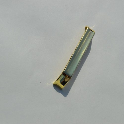 UU36 típusú bútorfogantyú, arany színű, 128 mm furattávval