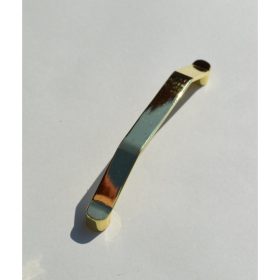   Fém bútorfogantyú, klasszikus stílusú, arany színű, 128 mm furattávval