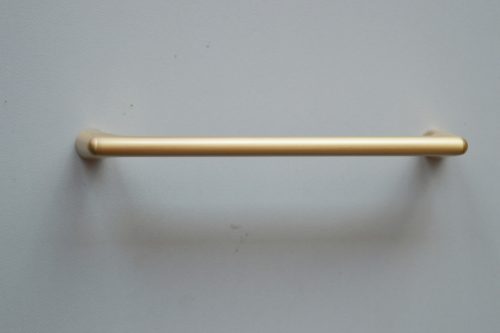 OCTAVIO Fém fogantyú, 128 mm furattáv, csiszolt arany