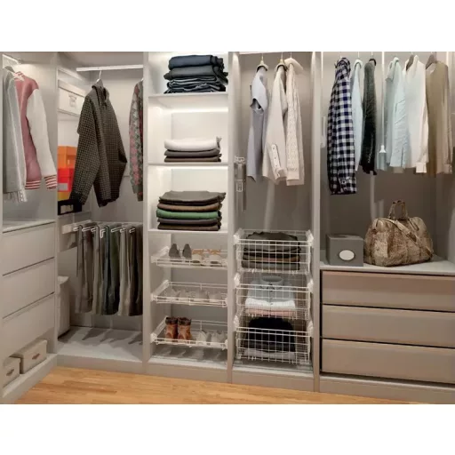 SMART 800 gardrób kosár, teljes kihúzású, antracit