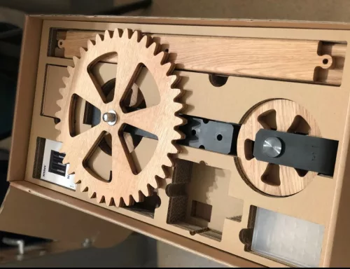 WooDrive E tölgy színben, automatikus tolóajtó rendszer