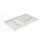 AXISPACE Fehér evőeszköztartó, 800 mm 