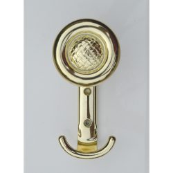 Metal handle in gold colour