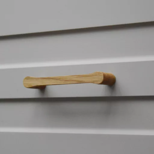 Ystad_96, Möbelgriff aus Holz, Eiche geölt, Bohrung 96 mm