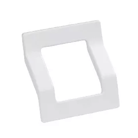 Metall-Möbelgriff, mattweiß, mit 64 mm BA