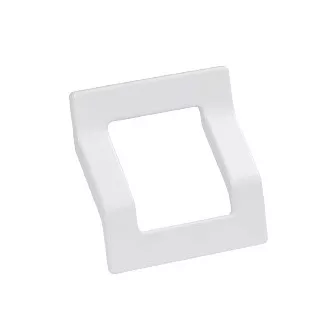 Festett fehér, fém fogantyú, 64 mm furattávolság