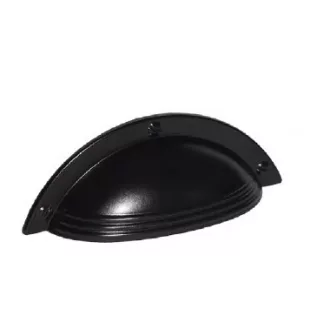   Z212_FF, Möbelgriff aus Metall, schwarz lackiert, mit 64 mm Lochabstand