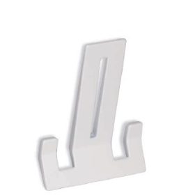 Fém bútorfogas, fehér színű, 16 mm furattávval