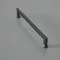 Mattschwarzer Metall-Möbelgriff mit 160 mm BA