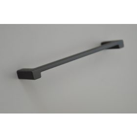   Z306_160 Fekete, struktúrált felületű, fém bútorfogantyú, 160 mm furattávval