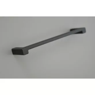 Schwarzer Metall-Möbelgriff mit 160 mm Lochabstand