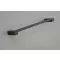 Schwarzer Metall-Möbelgriff mit 160 mm Lochabstand