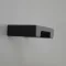 Schwarzer Metall-Möbelgriff mit 32 mm Lochabstand