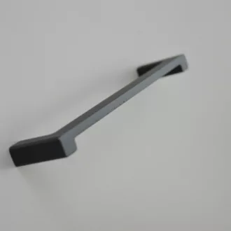 Schwarzer Metall-Möbelgriff mit 96 mm Lochabstand