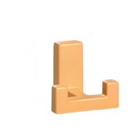 Z313_MA Fogas, strukturált felületű, matt arany szín