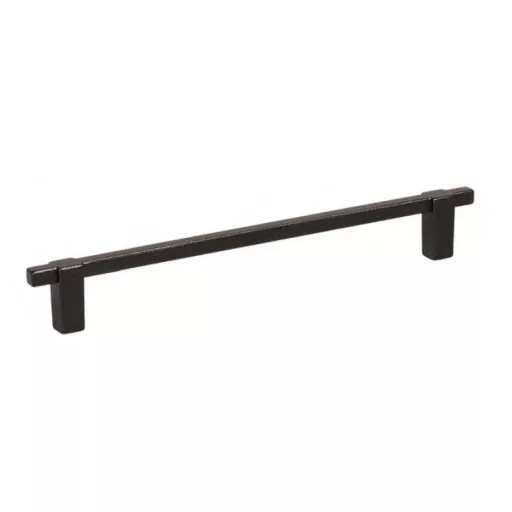 Z383_F Metall-Möbelgriff, schwarz strukturiert, 160 mm Lochabstand