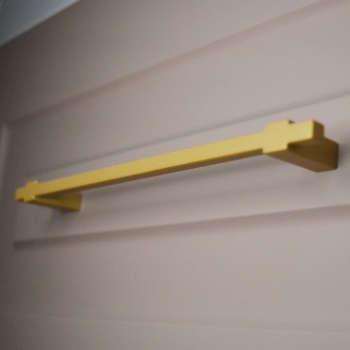 Z383_MA fém bútorfogantyú, matt arany színű, 160 mm furattávval