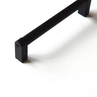  Z409_256, Matt fekete, fém bútorfogantyú 256 mm furattávval