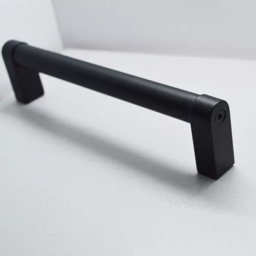 Z409_320, Matt fekete, fém bútorfogantyú 320 mm furattávval