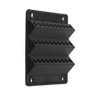 WM2_Black Wandhalterung für Bits, schwarz, 30 Plätze 