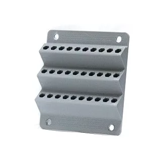 WM2_grey Wandhalterung für Bits, grau, 30 Plätze 