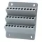 WM2_grey Wandhalterung für Bits, grau, 30 Plätze 
