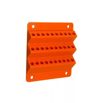 WM2_orange Wandhalterung für Bits, orange, 30 Plätze 