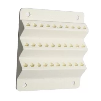 WM2_white Wandhalterung für Bits, weiß, 30 Plätze 