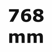 BA 768 mm