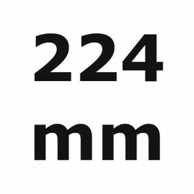 224 mm Furattáv