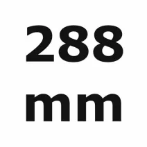 BA 288 mm