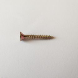 3,5 mm thick, 20 mm long wood screws