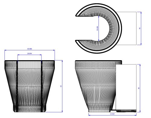 Fali Tartó KitchenAid Botmixerhez, törtfehér