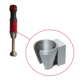 Fali tartó Kitchenaid botmixerhez, szürke